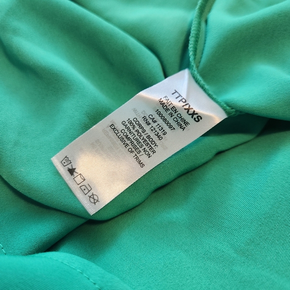 Dynamite Green Corset Midi dress XXS - Picture 5 of 7